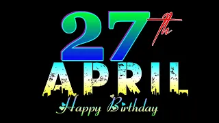 🌹27 April birthday status🎁| 27 April happy birthday status🎀| 27 April birthday wishes🪄