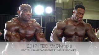 2017 IFBB Mr.Olympia Bodybuilding Backstage Video Pt.1