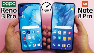 Oppo Reno 3 Pro vs Redmi Note 8 Pro - Speed Test & Comparison!