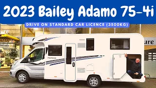 2023 BAILEY ADAMO 75-4i Walk around Tour and demo