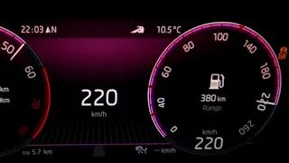 Skoda Karoq 2.0 TSI 4x4 DSG acceleration 0-60 mph 0-100 km/h 0-100 mph 0-200 km/h top max speed GPS