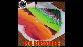 EASY DRAWING FOR BEGINNERS | BEAUTIFUL LANDSCAPE DRAWING | ART ARENA SHORTS | ART ARENA | OIL PASTEL