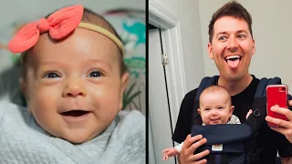 Newborn Baby & Daddy Cute Moments (First 5 months)