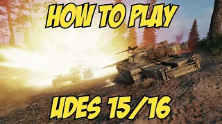 Udes 15/16 - How to use the armour and position yourself. Murovanka with commentary. World Of Tanks