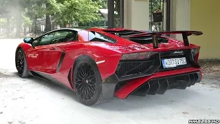 Lamborghini Aventador SV with Factory RACE Exhaust LOUD Sounds!!