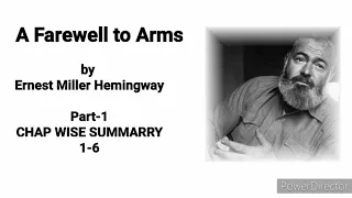 A Farewell to Arms by Ernest Hemingway||Chapter wise summary||Urdu||