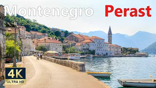 Perast Montenegro 🇲🇪 4K Walking Tour September 2021