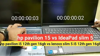 hp pavilion vs lenovo ideapad slim 5 | hp vs lenovo laptops which is better | windows 11 booting spd