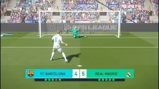 PES 2018 | FC Barcelona vs Real Madrid | Penalty Shootout | El Clasico |