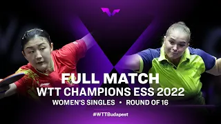 FULL MATCH | Chen Meng vs Margaryta Pesotska | WS Rd 16 | WTT Champions ESS 2022