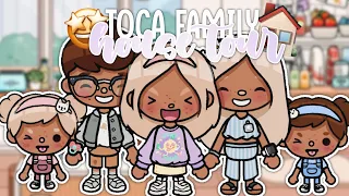 Aesthetic Rich Family MANSION TOUR | *with voice* | Toca Boca Life World