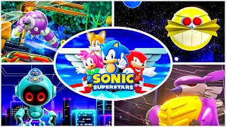 Sonic Superstars - All Bosses & All Endings (Story Mode, Trip's Story & Last Story)