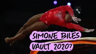 Simone Biles Vault 2020?