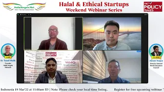 Halal & Ethical Startups Weekend Webinar Series - Singapore