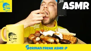 ASMR FULL ENGLISH BREAKFAST 🇬🇧 plus real-life story - GFASMR