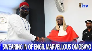 Engr. Marvellous Godwins Omobayo Swearing-In As Edo New Deputy Governor
