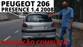 Avaliação Peugeot 206 Presence 1.4 2008