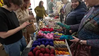 Moscow wool market “Sherstyanoi Bazar”/ Шерстяной базар в Москве март 2024 #sherst_bazar