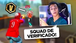 FREITAS CAI CONTRA TIME DE VERIFICADO NO CS RANK! - free fire