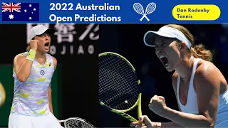 2022 Australian Open | Semi-Finals Predictions | BARTY V KEYS & SWIATEK V COLLINS 🎾 🇦🇺