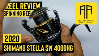 🔴 Reel Review - Shimano Stella SW 2020 4000HG [Malaysia]