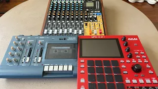 MPC One Plus, Tascam Porta 02 & Model 12 Rock Song