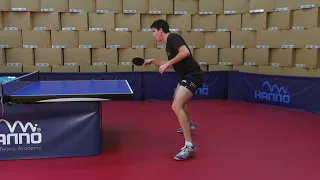 Vorhand Topspin auf schnittlose Bälle - Hanno Table Tennis Academy