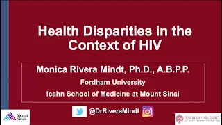 Monica Rivera Mindt, PhD, ABPP - March 4, 2021 HIV Center Grand Rounds