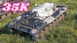 35K Spot + Damage with  T-100 LT  17.6K & Т-100 ЛТ 17.6K  World of Tanks,WoT Replays tank battle