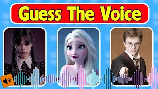 Guess the Disney Princess Character & Wednesday &Harry Potter, by VOICE|Disney & Wednesday Quiz Song