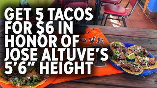 The Midday | Get 5 tacos for $6 in honor of Jose Altuve's 5′6″ height