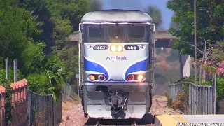 Amtrak Trains in multiple locations (August 31st, 2014)