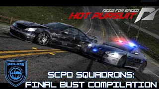 #NFSHotPursuit SCPD Squadrons: ALL FINAL BUSTS Compilation (300 Subs Special 1)