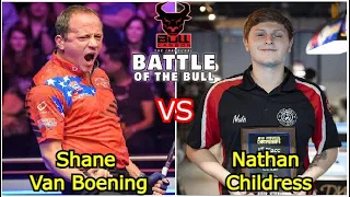Shane Van Boening vs Nathan Childress | 2023 Battle of the Bull (Full Match)