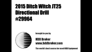 2015 Ditch Witch JT25 - Equipment Demonstration