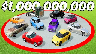 Last CAR To Leave Circle WINS $1,000,000,000😱