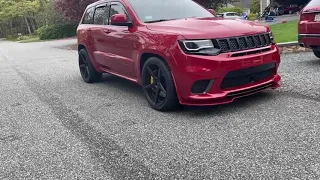 Jeep Grand Cherokee trackhawk on air bags