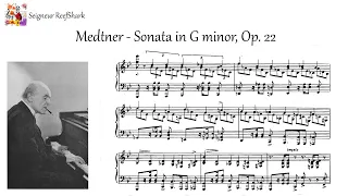 Medtner - Sonata in G Minor, Op. 22 (Gilels, Milne, Tozer)