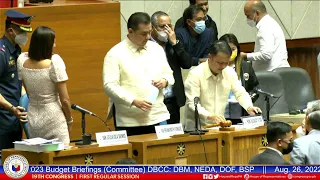 FY 2023 Budget Briefings (Committee) DBCC: DBM, NEDA, DOF, BSP ( Part 2 )