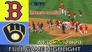 Boston Red Sox vs.  Brewers (05/26/24) GAME HIGHLIGHTS | MLB Season 2024