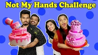 Not My Hands Food Challenge | Funny Food Competition | Hungry Biirds