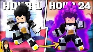 Becoming ULTRA EGO VEGETA within 24HRS in Minecraft!?!