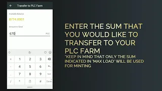 How to top up your PLC Farm