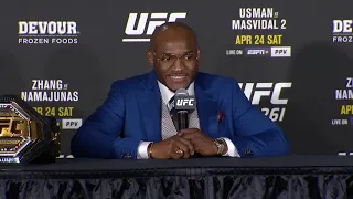 UFC 261: Kamaru Usman Post-fight Press Conference