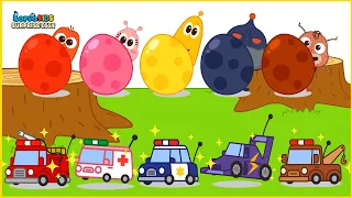 Bingo Song Baby song Surprise Egg With Car Stamp Transformation play - Nursery Rhymes & Kids Song