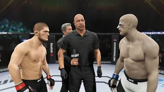 Khabib vs. Old Alien - EA Sports UFC 2 - Champion Fights ☝️🦅