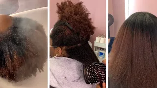 How To Blow-dry Natural Hair | Natural Hair Blow dry Tutorial | Cassandra Olivia