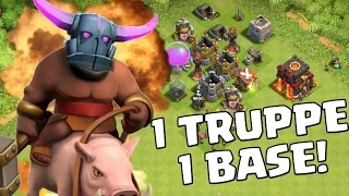 1 TRUPPE GEGEN 1 BASE! || Clash of Clans || Let's Play CoC [Deutsch German]