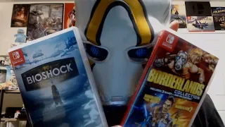 Borderlands and BioShock for SWITCH Unboxing