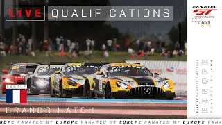 LIVE | Qualifications | Brands Hatch | Fanatec GT Europe 2024 (Français)